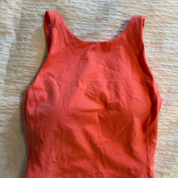 Lululemon high neck align tank raspberry cream - Picture 4 of 4